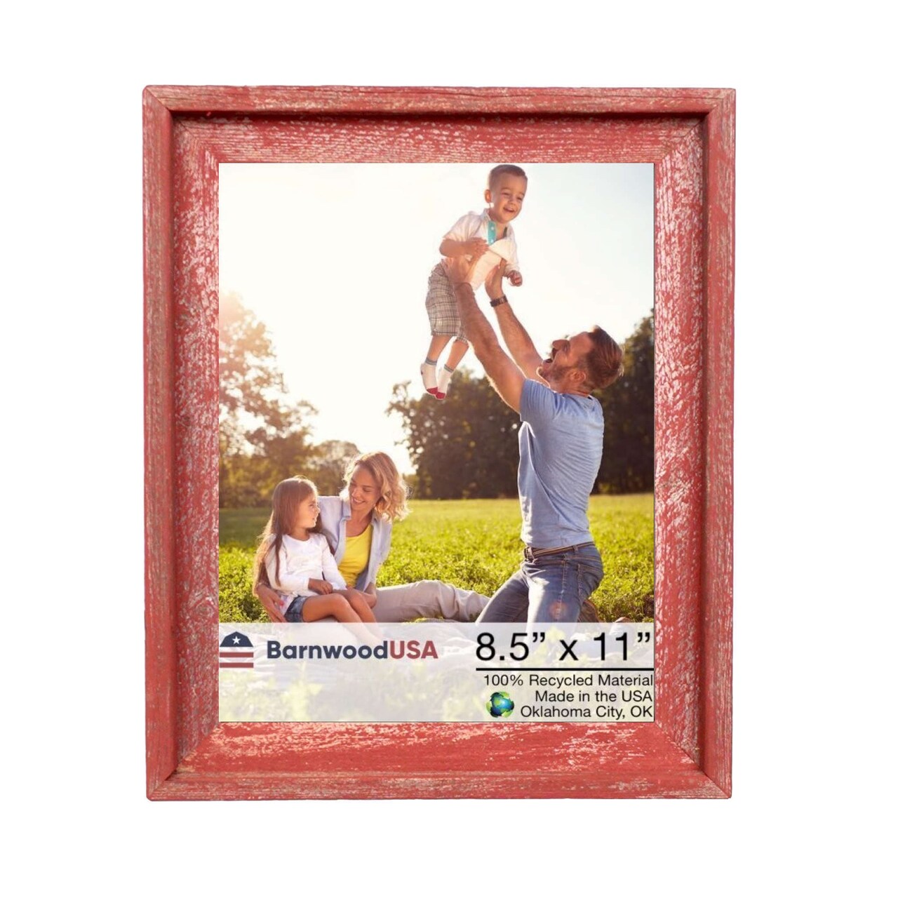 Rustic Farmhouse Signature Series Tabletop Reclaimed Wood Picture Frame